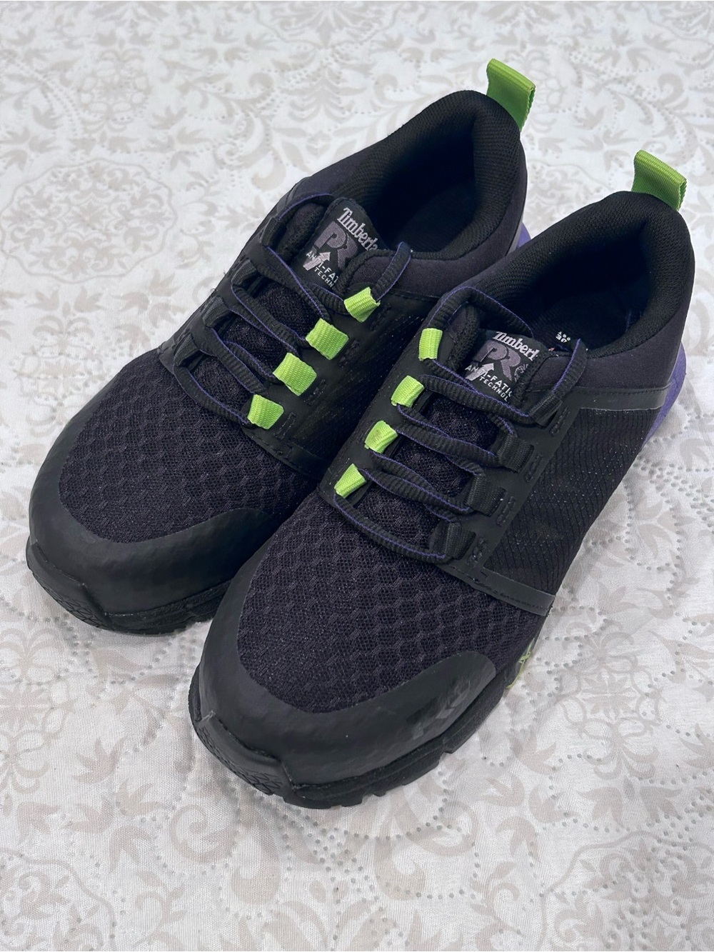 Timberland Pro Women’s Black Radius Composite Safety Toe Shoe Sneaker Sz 6 A2844